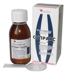 Супракс гран. д/сусп. 30гр.100мг/5мл 60мл