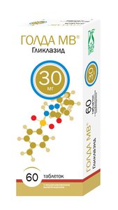 Голда МВ таб. модиф. 30мг №60