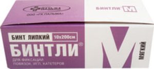 Бинт липкий Бинтли-М мягкий 2м х10см