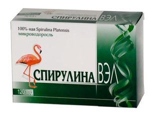 Спирулина ВЭЛ таб. 500мг №120