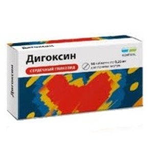 Дигоксин таб. 0,25мг №56 Реневал