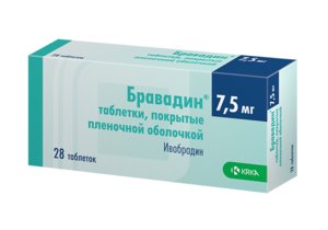 Бравадин таб. п/о 7,5мг №28
