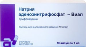 АТФ аденозинтрифосфат Na р-р д/ин. 1% 1мл №10