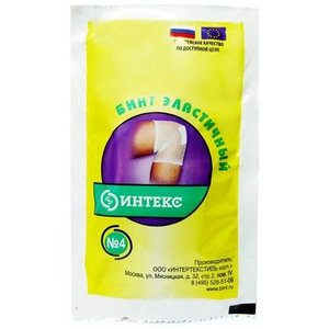 Бинт эласт трубчатый Интекс Р4 латексно-полиэфирный (0.15м х3см)
