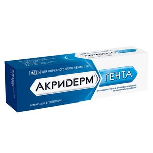 Акридерм Гента мазь 15г