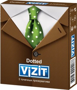 Презервативы Визит Dotted Точечные №3
