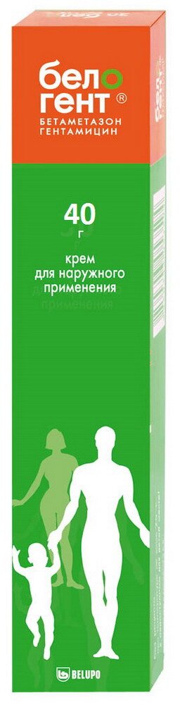 Белогент крем 40г