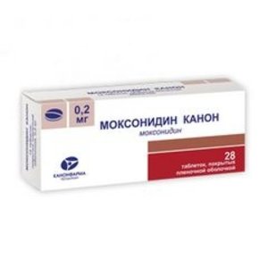 Моксонидин Канон таб. п/о 0,2мг №28