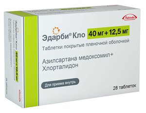 Эдарби Кло таб. п/о 40мг+12,5мг №28