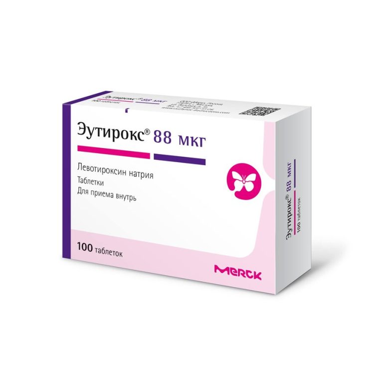 Эутирокс таб. 88мкг №100