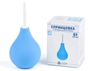 Спринцовка Б-9 ПВХ твердый након 230мл (инд уп)