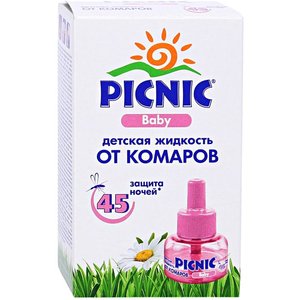 Пикник Беби жидкость от комаров 45ночей