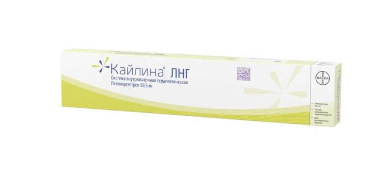 Кайлина ЛНГ система внутримат.терапевтич. 19,5мг №1