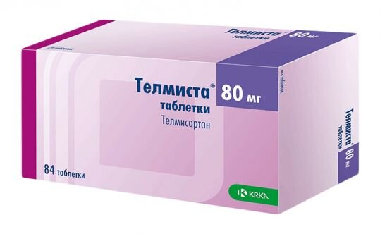 Телмиста таб. 80мг №84