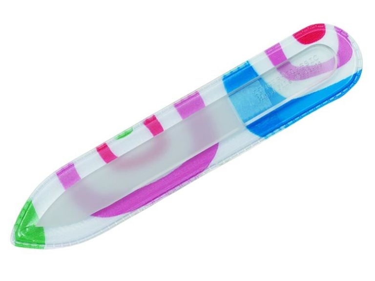Зингер пилка стеклянная цветная двухсторонняя (ZO-FG-02-14-C)